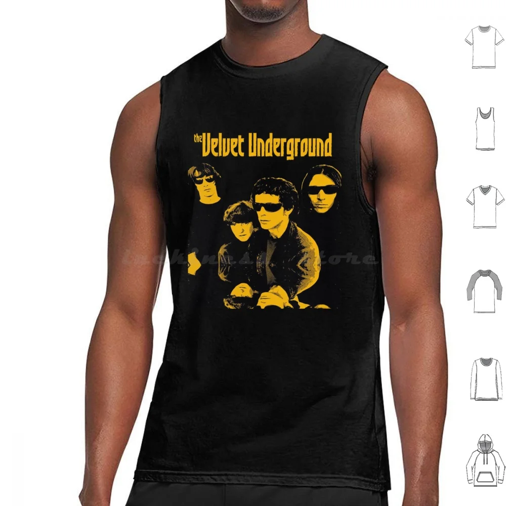 The Velvet Ground Tank Tops Print Cotton The Velvet Underground Velvet Underground Nico Lou Reed Music Band Banana Velvet