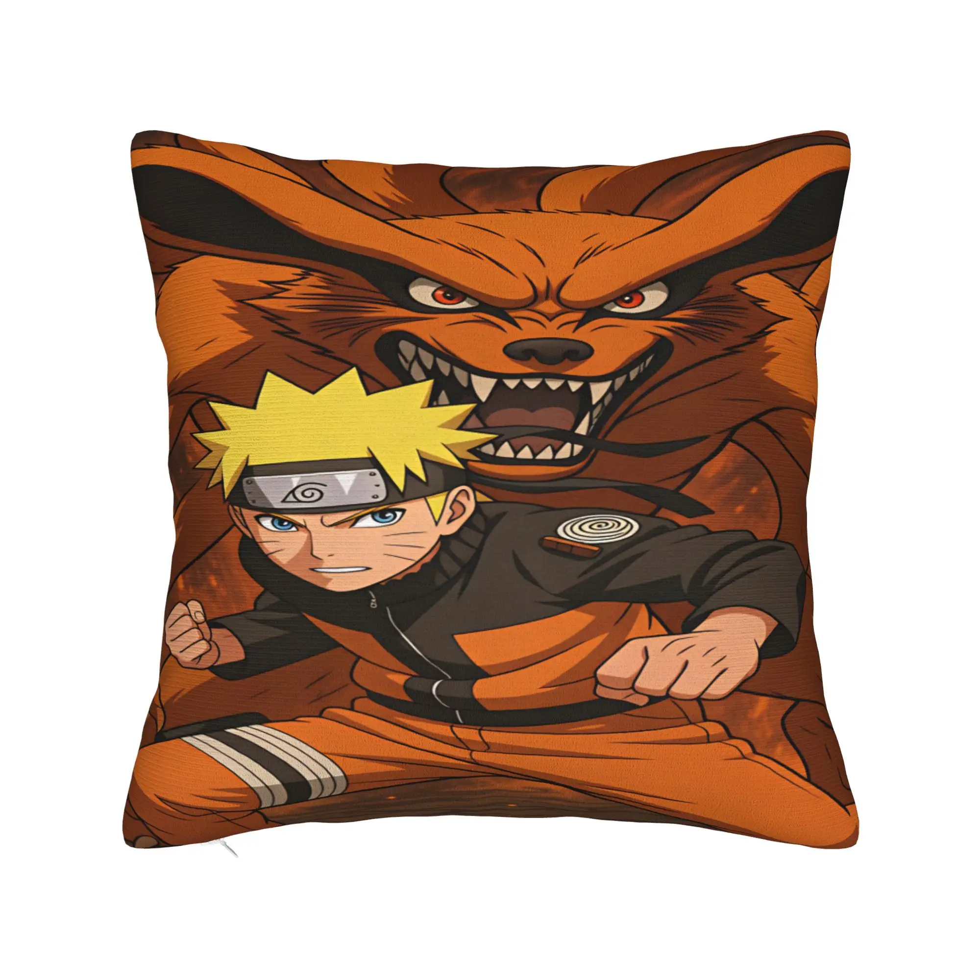 Uzumaki Pillow Case  Custom Pillow Cover Vintage Pillowcases For Sofa Bedroom Home Decor