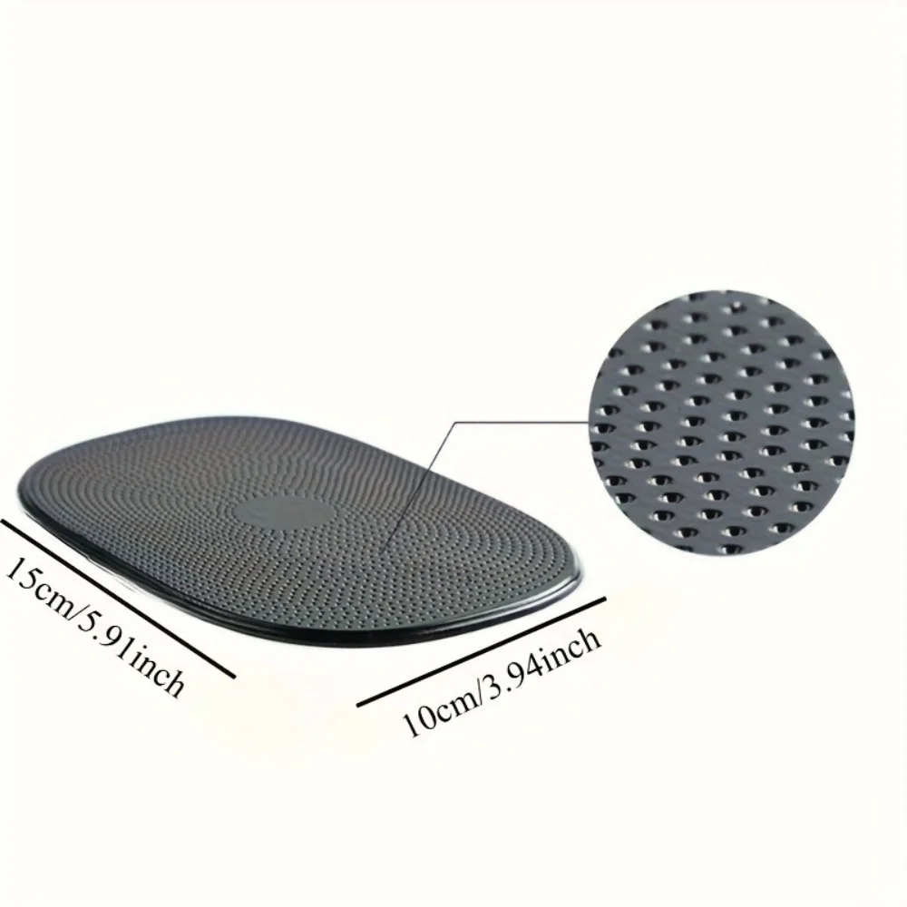 1Pcs Black Silicone Car Non-Slip Mat Anti-Slip Slide-Proof Dashboard Sticky Dash Adhesive Mobile Phone Holder Magic Pad