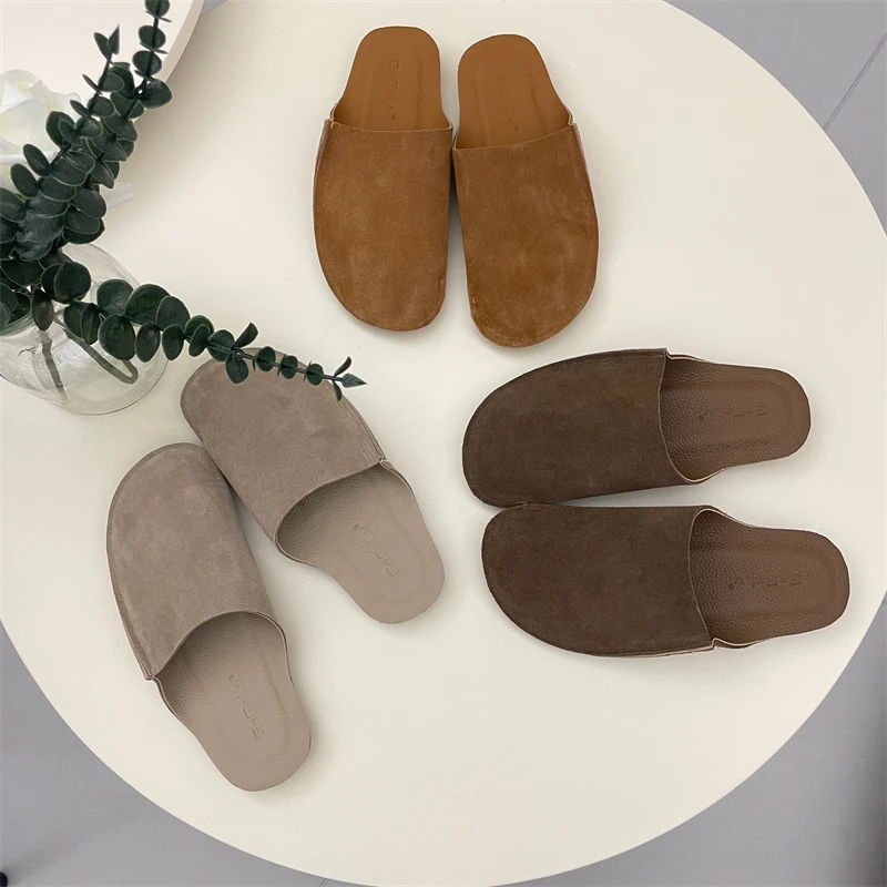 Soft Sole Flats Comfortable Outdoor Beach Slides Light House Slipper Slip-on Casual Loafers Sandals Women's Nurse Medical Shoes