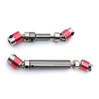 Eco-Friendly-2Pcs Metal Front & Rear CVD Drive Shaft For Feiyue FY03 FY-03 FY01-07 Q39 1/12 RC Car Upgrade Parts Accessories