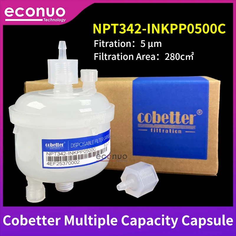 Brand New Original Cobetter NPT342-INKPP0500C Eco Solvent Capsule Ink Filter 5 micron 5um For Cobetter Capsule ink filter