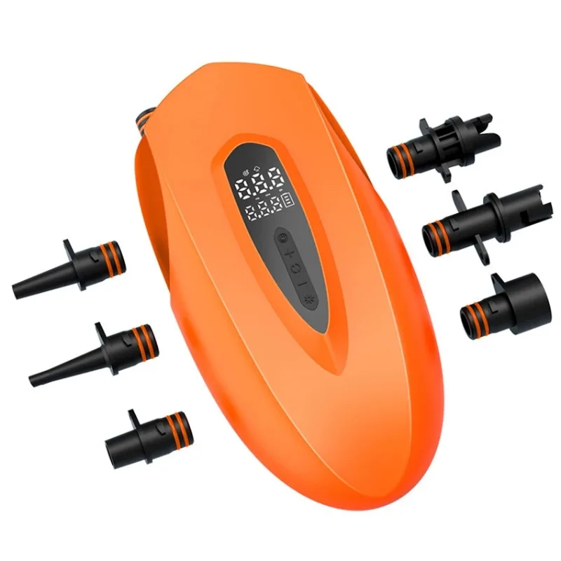 Type-C Electric Pump 20PSI 12000mAh Electric SUP Air Pump with LED Light 12V DC Suitable for Inflatable Paddle Boards Tents