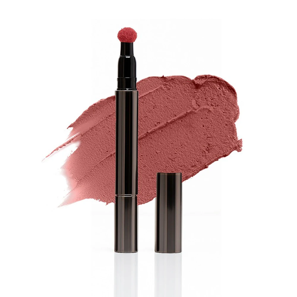 6color Private Label Lip Powder Custom Logo Cream Velvety-matte Lips Glaze Featuring Creamy Lightweight Texture Natural Makeup