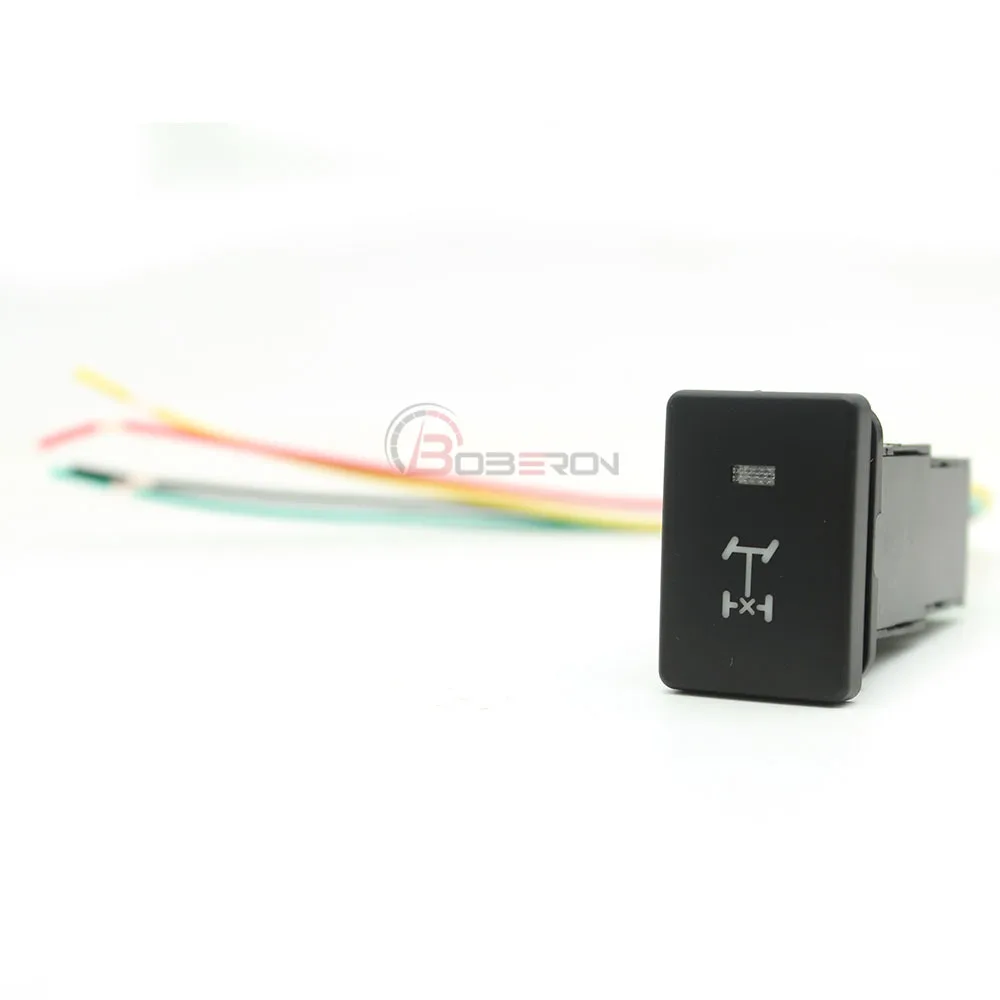 

1 Pc For Toyota Prado Corolla RAV4 Camry Blue LED Light Dual Front Rear Fog Light Switch Button ON OFF Button DC12V