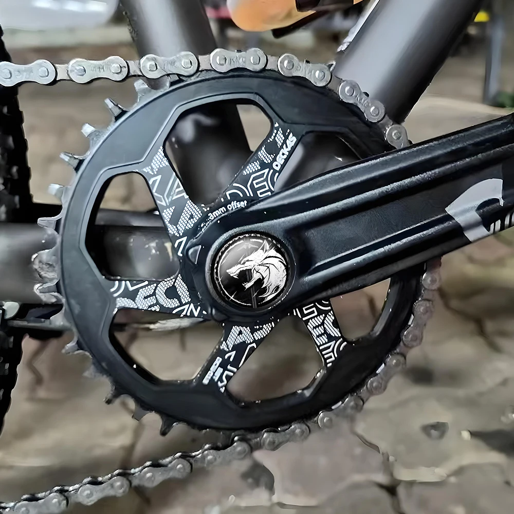 KRSEC Aluminiumlegierung Kurbel-Staubschutz - Rechte Seite Stecker für MTB & Rennrad Hohlgebohrte Integrierte Kurbelgarnitur – Detail 7