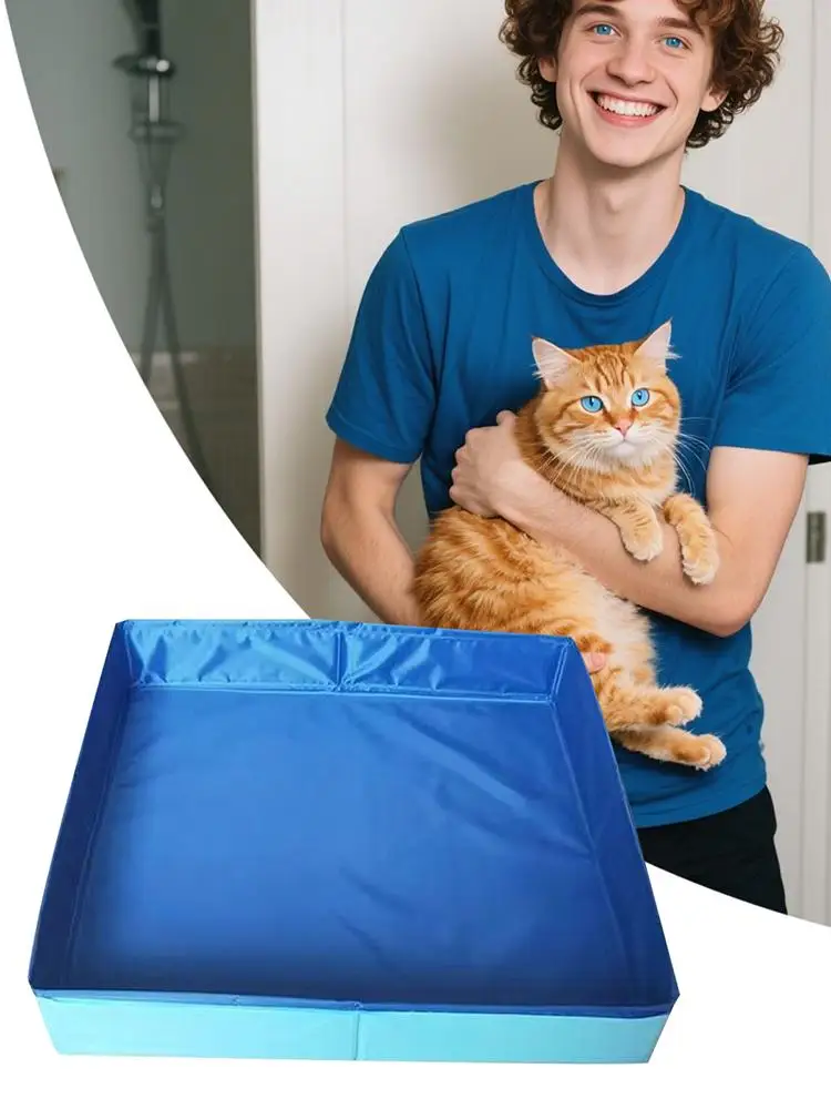 

Dog Kids Pool PVC Folding Pet Swimming Pool Non-Inflatable Foldable Wading Pool Anti-Slip For Puppy Cats Other Animals