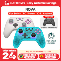 Gamesir Nova Switch Controller PC Gamepads Bluetooth Gamer Wireless Gamepad Android Hall Effective HD Rumble Virbate