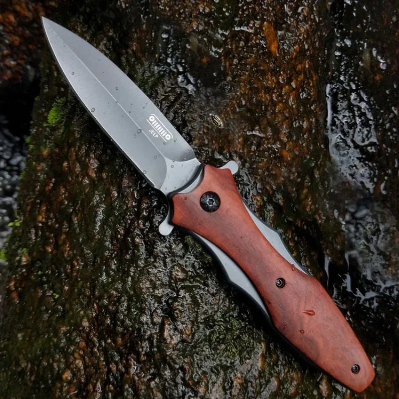 New Outdoor Survival Folding Knife High Hardness Military Tactical Pocket Knife Suitable for Hunting and Fishing Tools