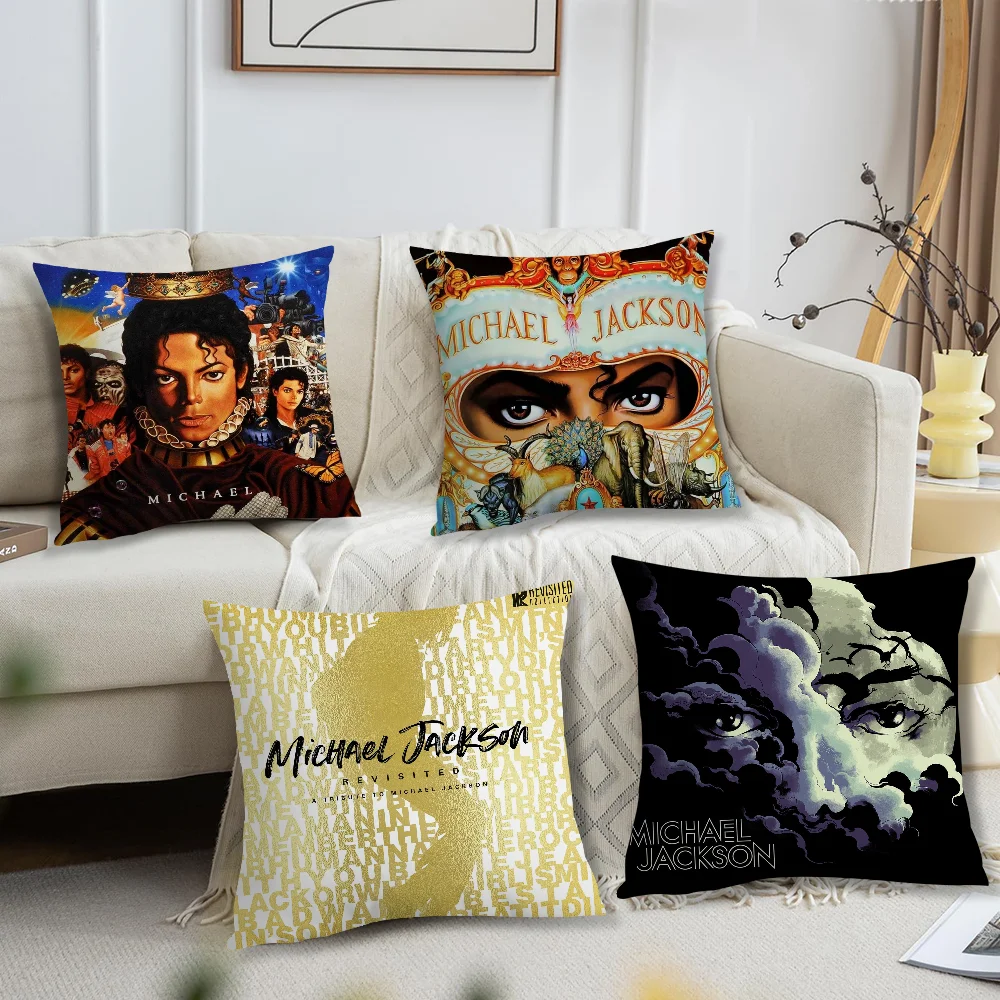 Michael Jackson Singer Comfortable soft Pillow Case for Sofa Living Room Home office Decor Protective Covers