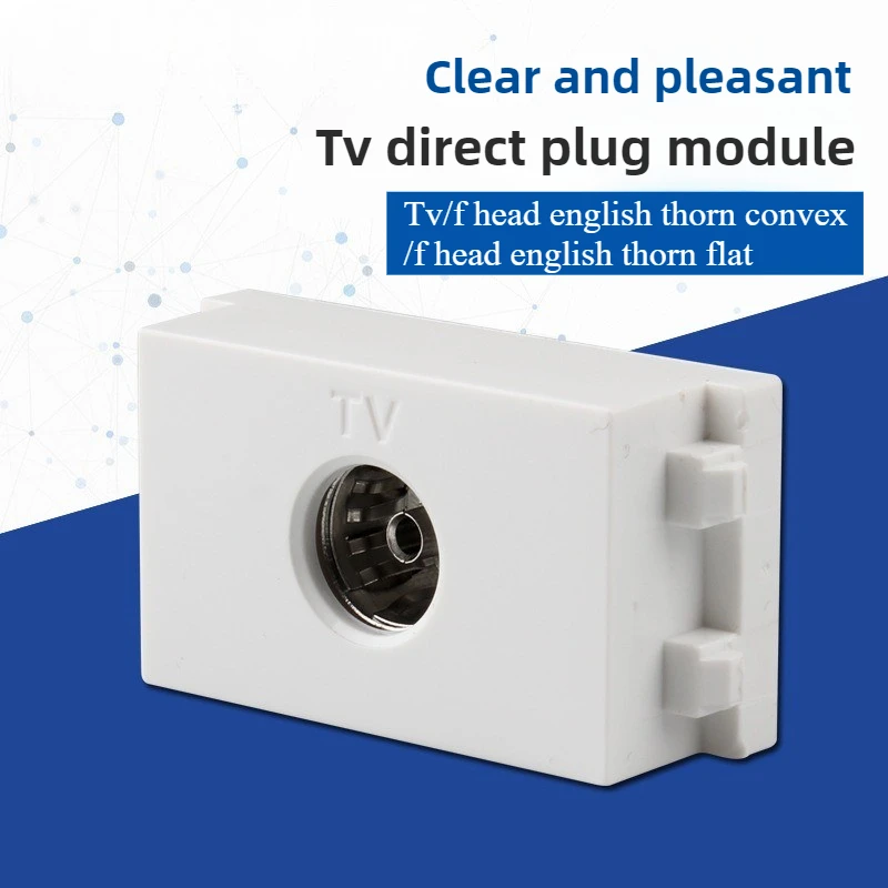 86 Wall switch 128 type TV TV network direct plug module socket Wall plug table plug floor