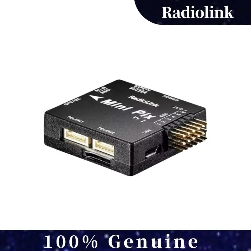 

Radiolink Mini PIX V1.2 FC w/ M10N GPS, Compatible Pixhawk, for FPV Drone, Helicopter, Airplane, Support Ardupilot, PX4