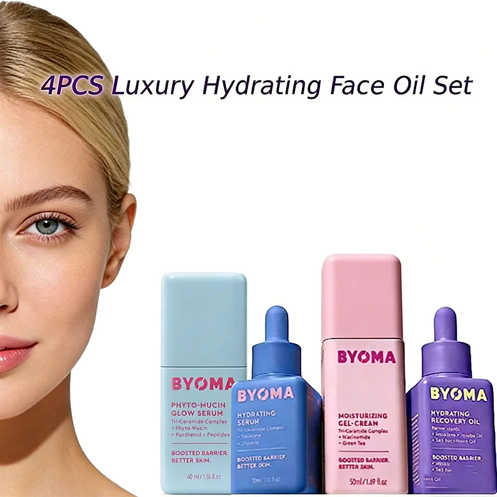

Роскошный набор увлажняющих масел для лица Squalane Jojoba Seabuckthorn, масляная смесь, мгновенная сияющая сияющая кожа, восстанавливающая питательная сыворотка