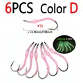 6pcs Color D