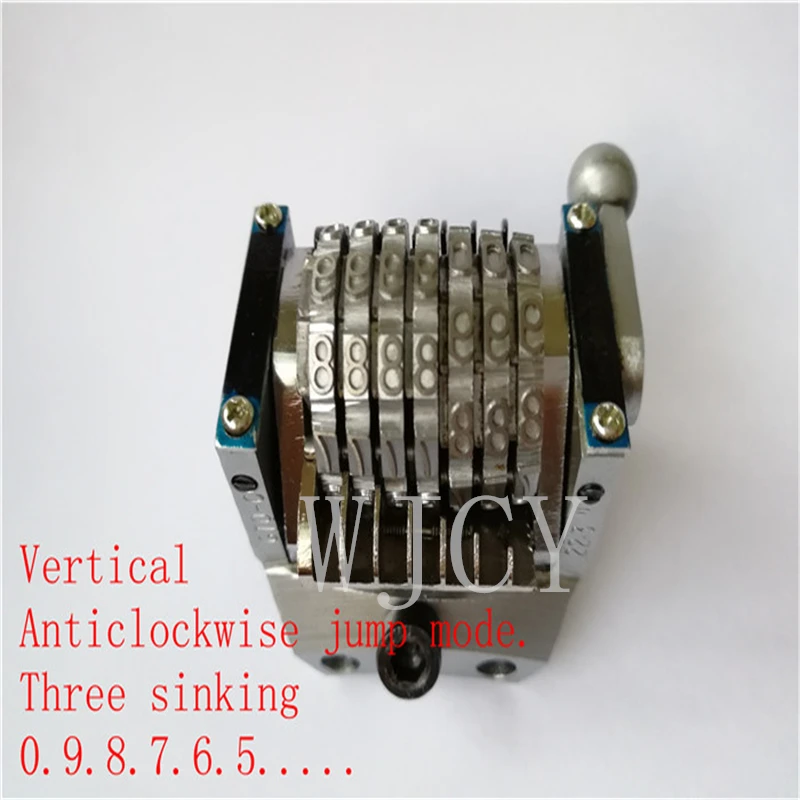 

Высококачественная нумерационная машина GTO46 GTO52, 7-значный вертикальный нумератор