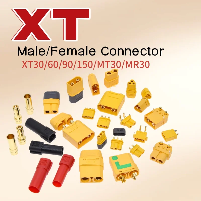 

5/10 пар разъемов XT60H XT30U XT150 MT30, штекеры XT60H «папа-мама» для литиевых батарей RC самолетов автомобиля