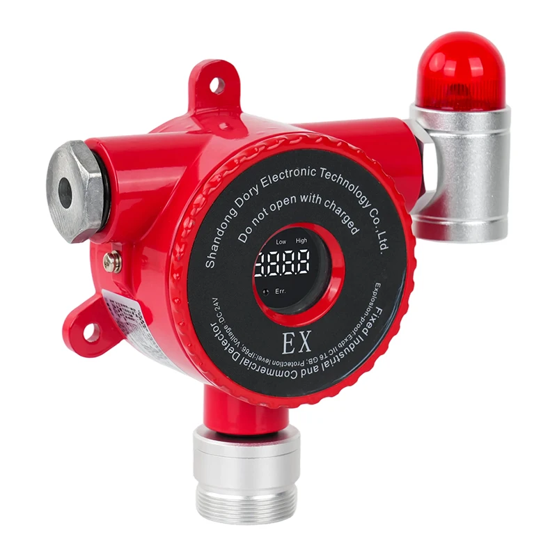 RTTPP Industrial Fixed LEL Combustible Gas Detector  CO2  H2S O2 Hydrocarbon Toxic Gas Detector Sensor