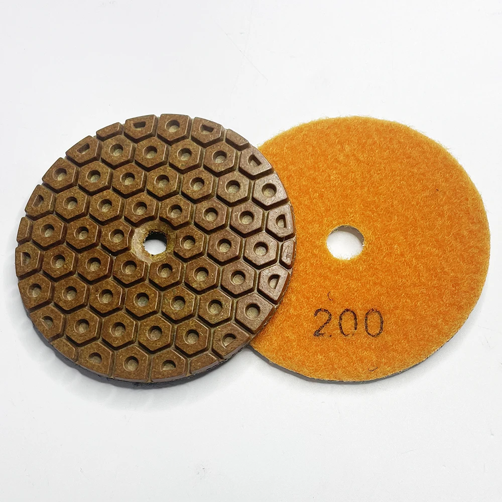 4 بوصة 100 مللي متر لوحة تلميع الماس المستديرة الدائرية نوع حاد عجلة طحن مرنة للحجر والرخام والجرانيت والتنظيف انتزاع