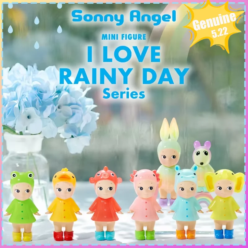 

5.22 New Genuine Sonny Angel Original I Love Rainy Day Series Blind Box Mini Figures Models Mystery Box Girl's Birthday Gift
