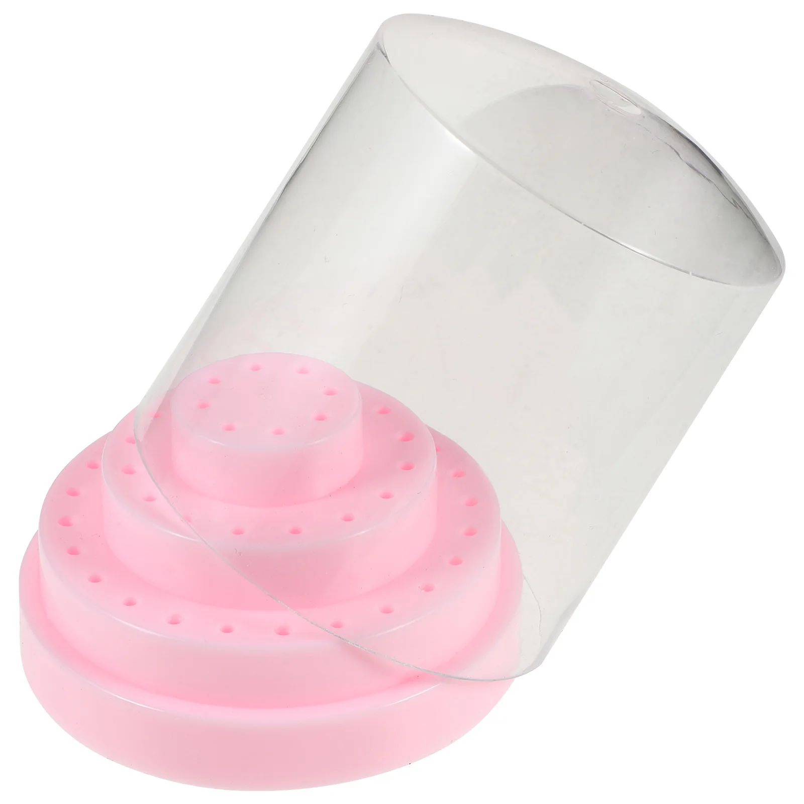 

Nail Drill Bits Storage Box Compact Dustproof Manicure Tool Organizer Case For Grinding Heads Nail Art Salon Display