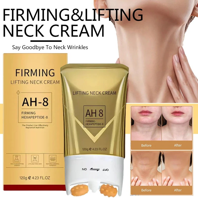 

Firming Neck Cream For Wrinkles Skin Body Care Hexapeptide Lightens Neck Fine Lines Anti-aging Tightens Neck Whitening Lotions