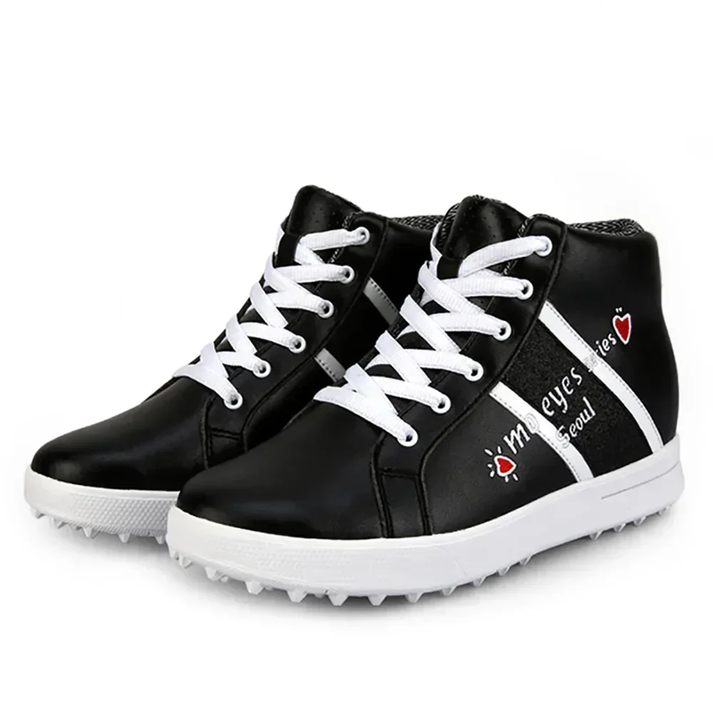 

PGM Women's Golf Shoes best Waterproof Breathable Ladies pretty Inner Heightened Women Sports Golf Course Non-slip Sneakers