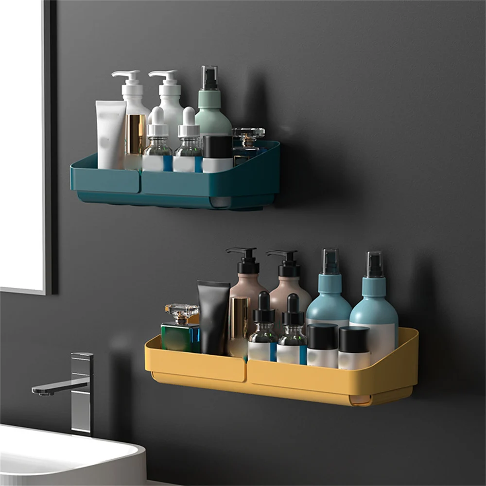 Bathroom Storage Rack Mellow Not Hurt Hands Sundries Shelf Odorless Wholesale Stablize No Punching Smooth Dont Hurt The Wall