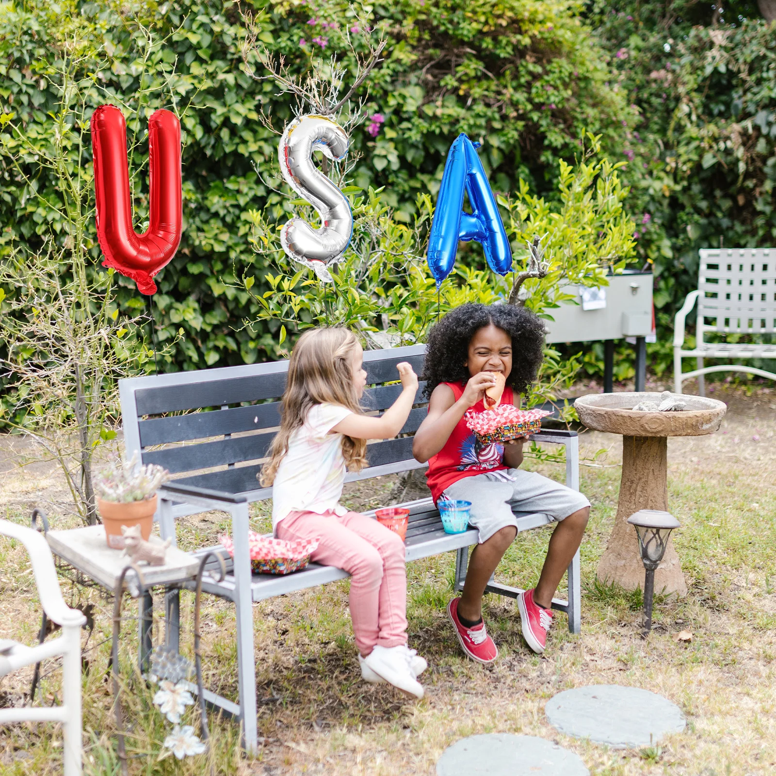 

12 Pcs Foil Balloon Balloons Decorative Emulsion Big Party Decorations Usa Aluminum Film Fourth of July Independence Day Man