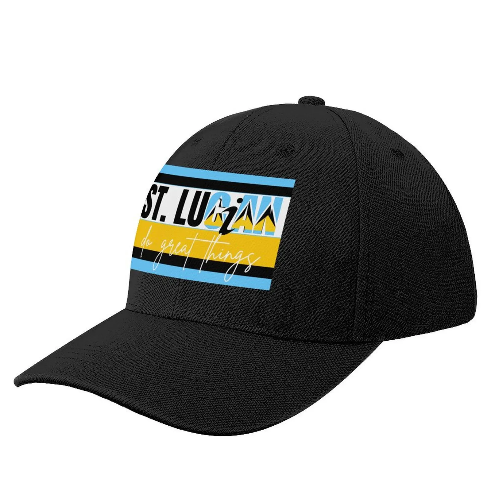 St. Lucian Baseball Cap Golf Hat Hood Rugby Baseball Men Women's