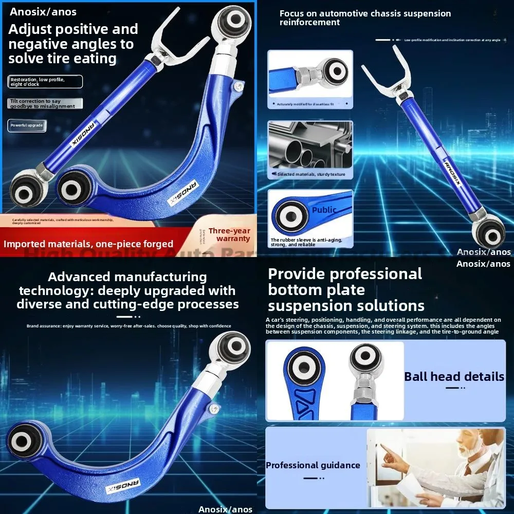 

Hongqi H5 HS5 EQM5 HS3 Besturn T99 Rear Wheel Adjustable Rod Camber Toe Control Arm Alignment for Drift Correction