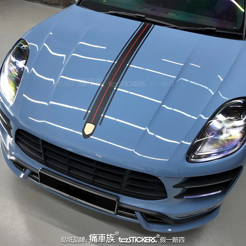 

Автомобильные виниловые наклейки на кузов для Porsche macan pearance, модные спортивные наклейки на заказ, аксессуары из пленки