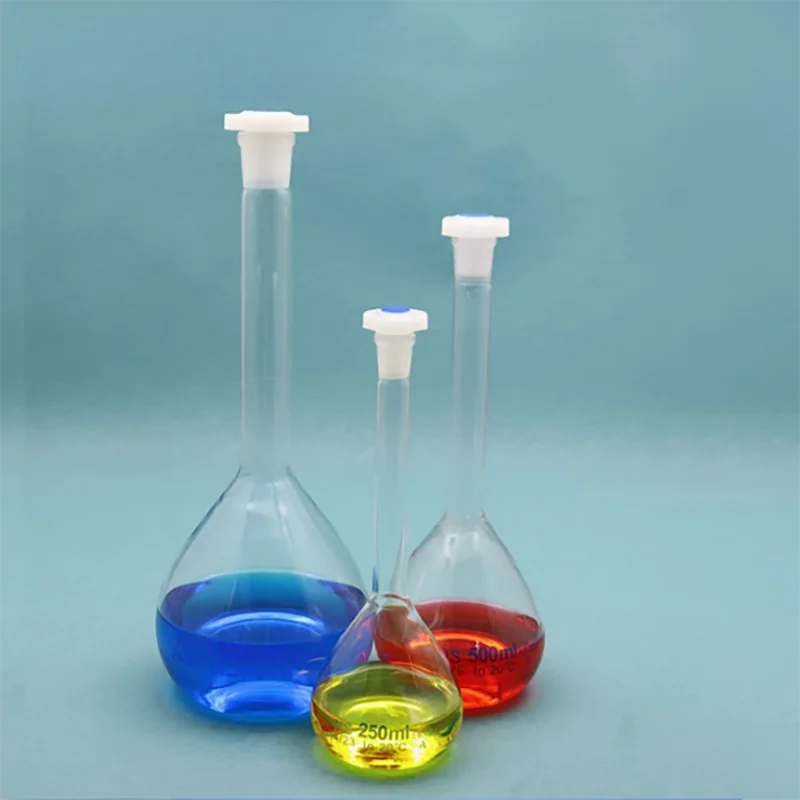 

Glass 3.3 volumetric bottle with plastic plug Transparent fixed volume bottle 5ml10ml25ml50ml100ml200ml250ml500ml1000ml