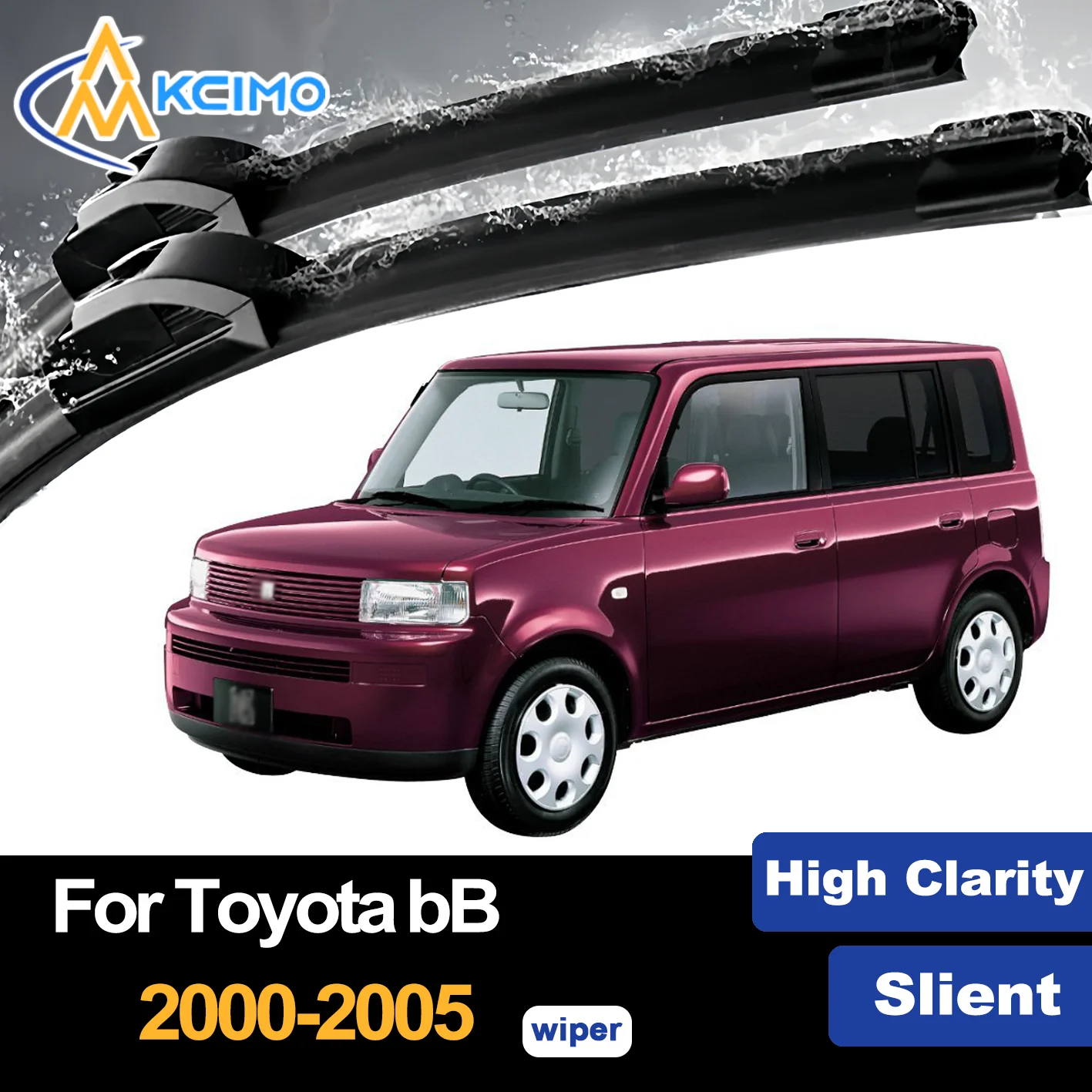 

Front Wiper Blades for Toyota bB XP30 2000-2005 2001 2002 Scion xB Premium Car Windscreen Windshield Window Wiper Accessories