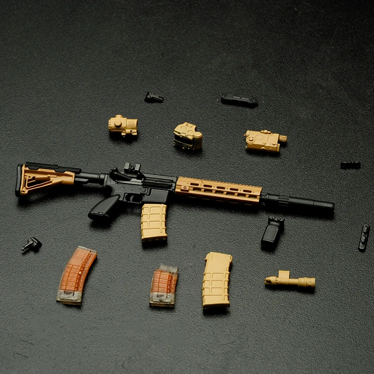 نموذج بندقية جندي للقوات الخاصة ، إكسسوارات أسلحة ، M18A1 ، M92 ، QBZ191 ، G96 ، AK12 ، AK117 ، M1873 ، HK416 ، P320 ، جسم 6 بوصة #2