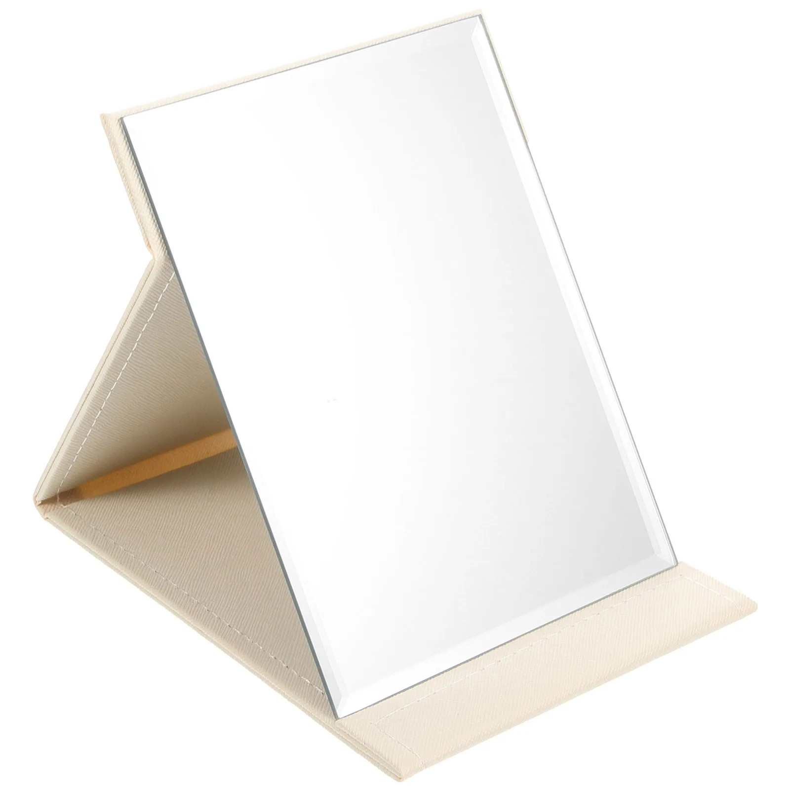 Stijlvolle opvouwbare make-upspiegel, draagbare make-upspiegel voor bureau en reizen, groot, helder reflectie, verstelbaar ontwerp