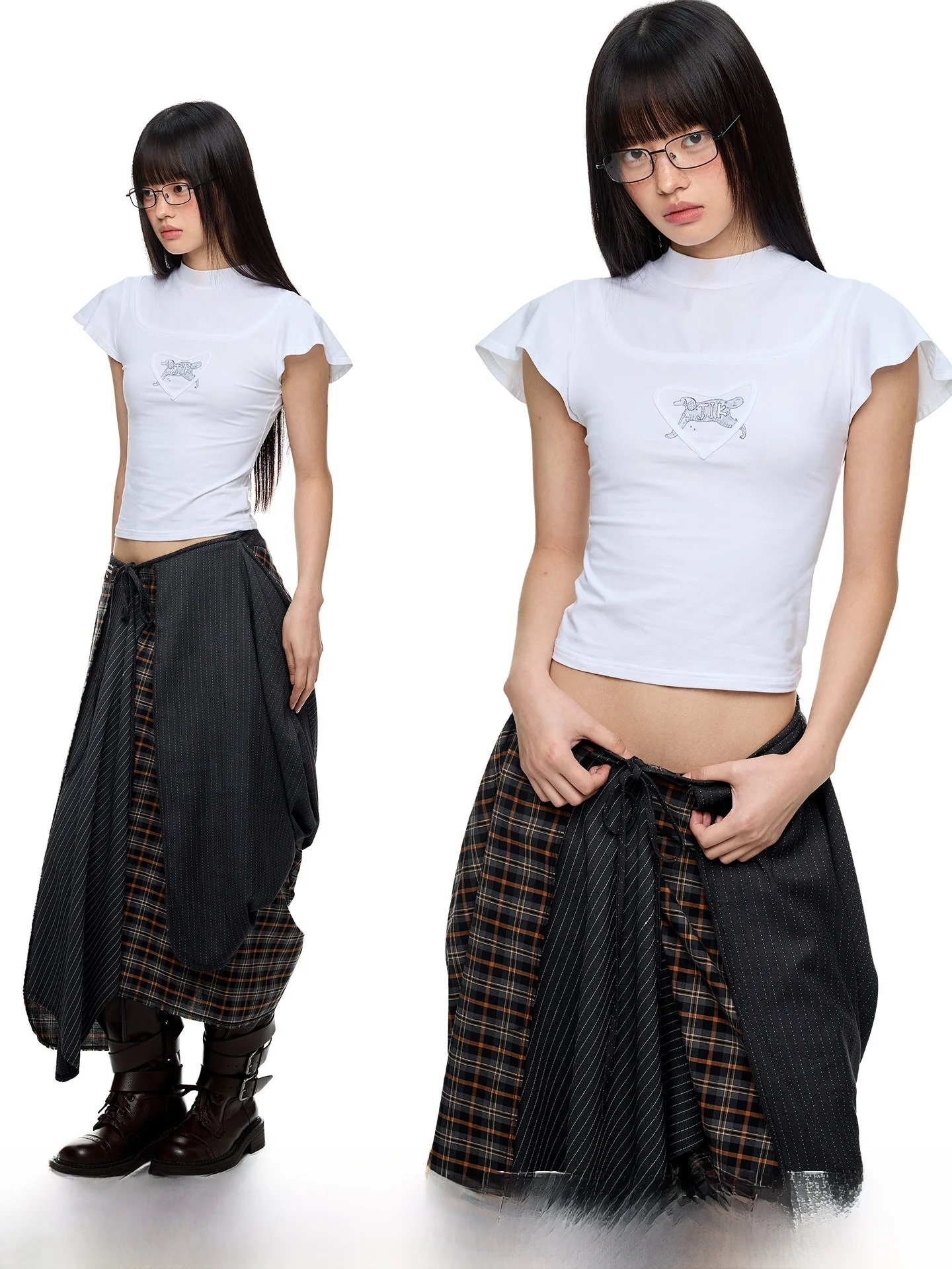 

Женская трикотажная футболка JIKOO Love Flng с принтом собаки, укороченная, приталенная, из хлопка и эластана, летний топ в уличном стиле