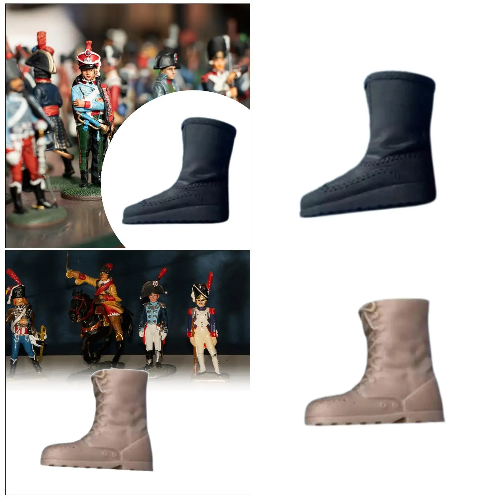 1/6 Scale Figure Shoes Boots Trendy Boots Hobby Toy Shoes Boots Model Dress up Accessory for 12 inch Doll Model Action Figures