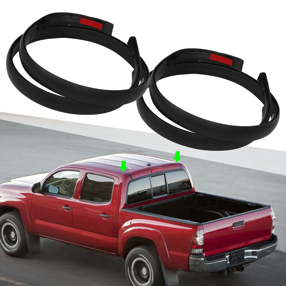 

2 шт. для 2005-2015 TOYOTA TACOMA двойной кабельный комплект для крепления верхней обшивки 75551-04063
