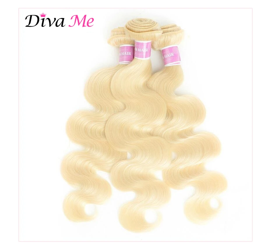30 32 34 36 38 Zoll Lange Haarverlängerungen Echthaar-Bündel 613 Blond Glattes Haar Remy Brasilianische Body Wave 1 Bündel-Set – Detail 5