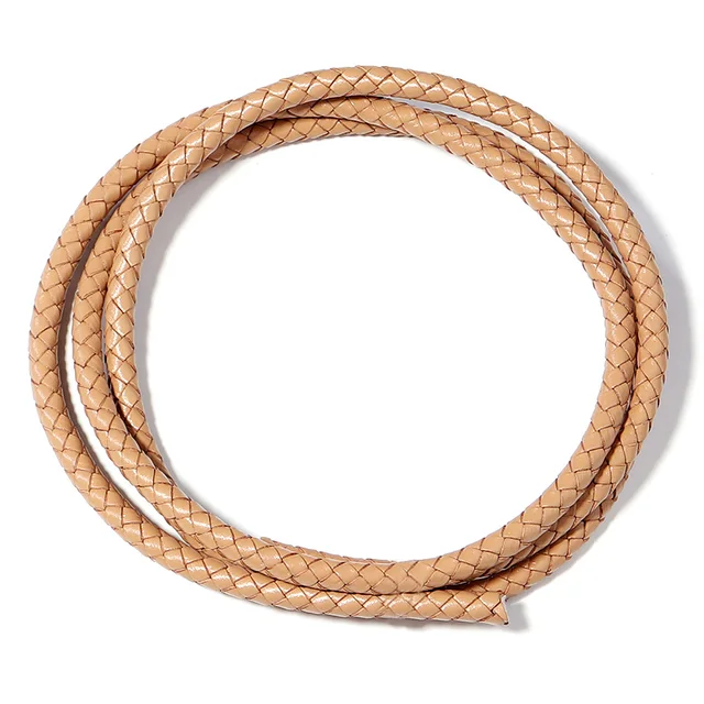 Leather Cord Creativa (6mm), 25 m Natural main image 1