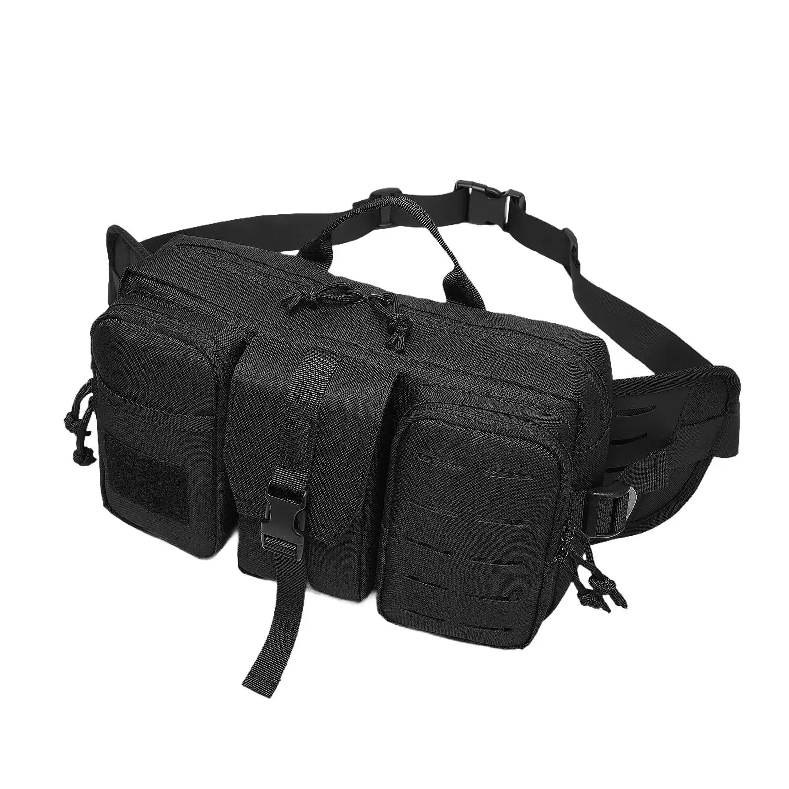 Outdoor Waist Bag Large Capacity Versatile Utility Bag Men Women Fanny Pack for Running Fishing Hiking Mountaineering Outdoor
