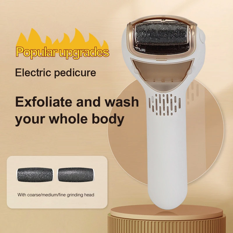 New Automatic Vacuuming Cordless Electric Callus Removers with USB Charging for Household Foot Care Pedicure Tools