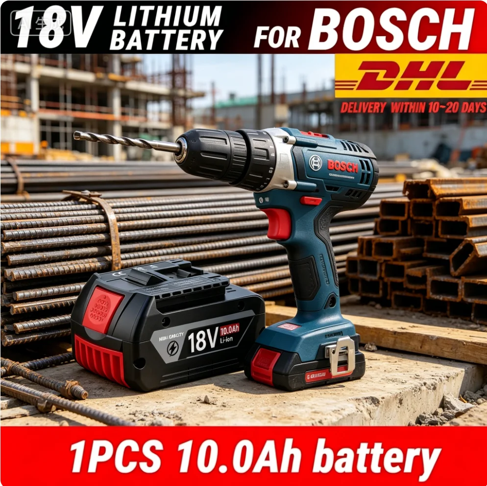

DHL 100% for Bosch 18V battery, 18V and 10000mAh backup batteries, Draadloze professional system, BAT609 BAT618 GBA18V80 tool