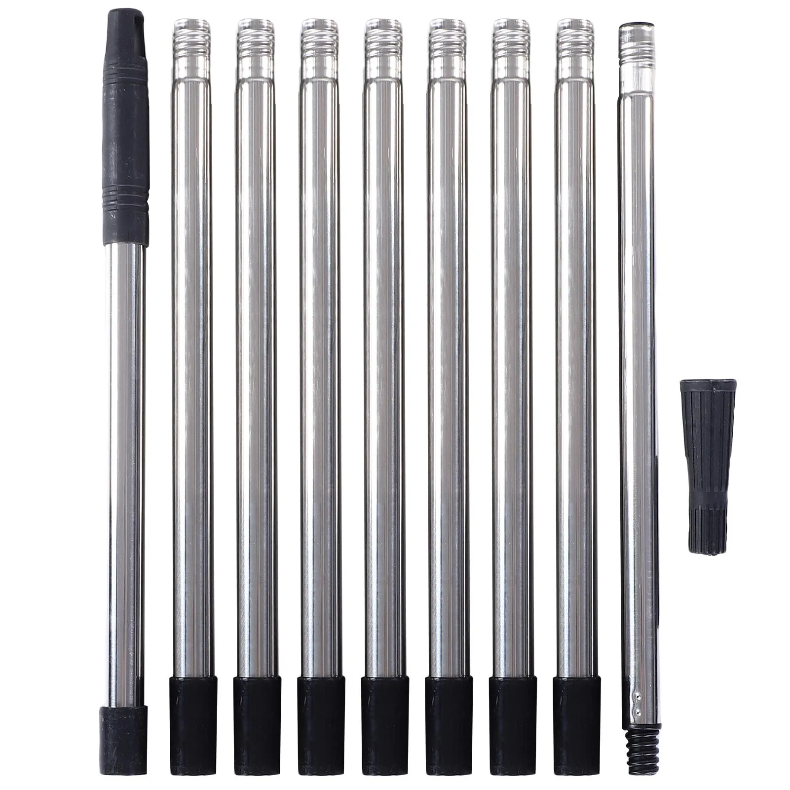 

Удлинитель для малярного валика из нержавеющей стали, 4 м, 10-секционный, разборный, с коническим адаптером для покраски и чистки