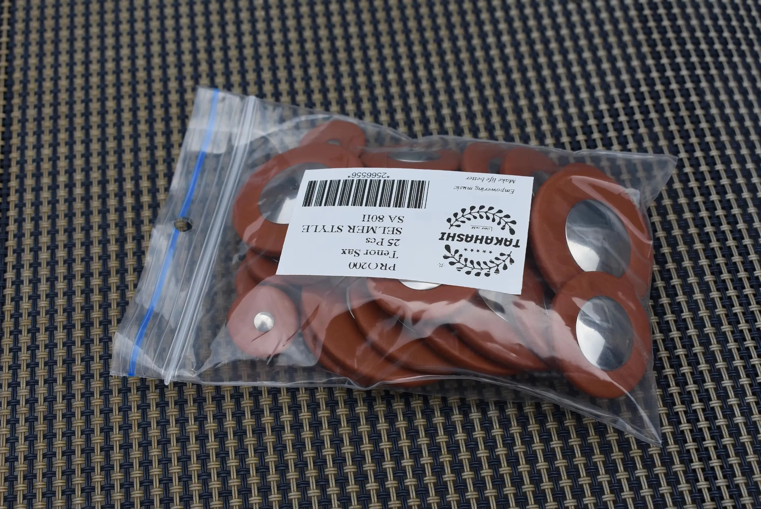 

1 set saxophone leather pads - Selmer size saxophone parts