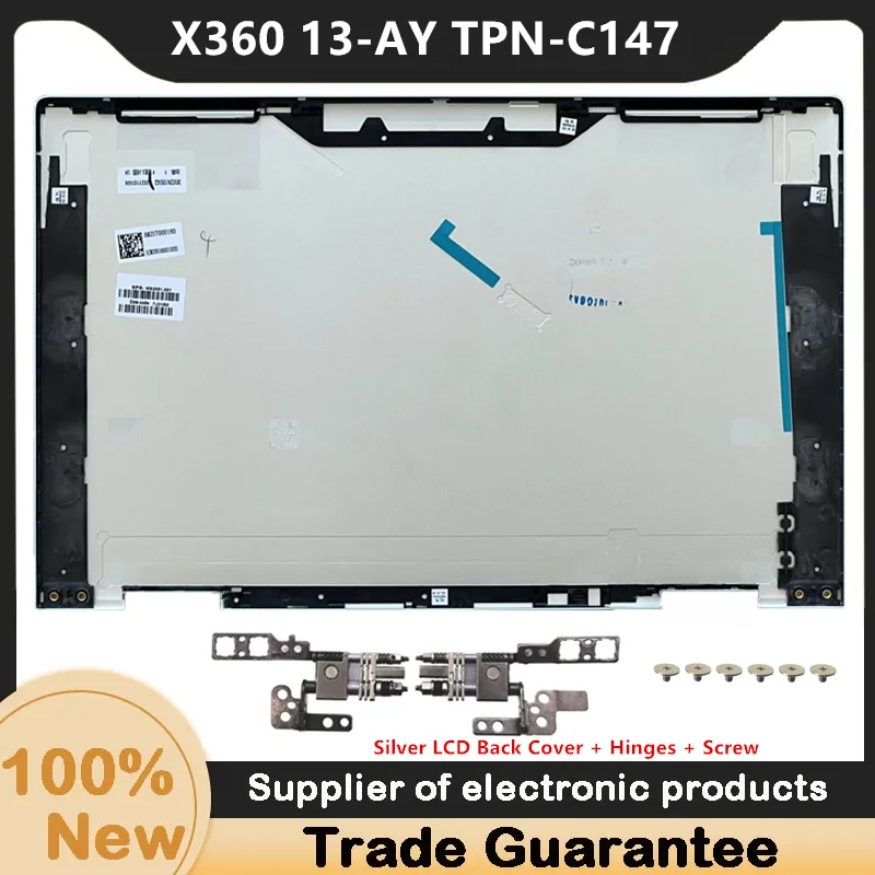 New For Kailxuling Envy X360 13-AY 13Z-AY TPN-C147 LCD Back Cover Rear Lid Case / LCD Hinges M15276-001 M14500-001 AM2UT000120