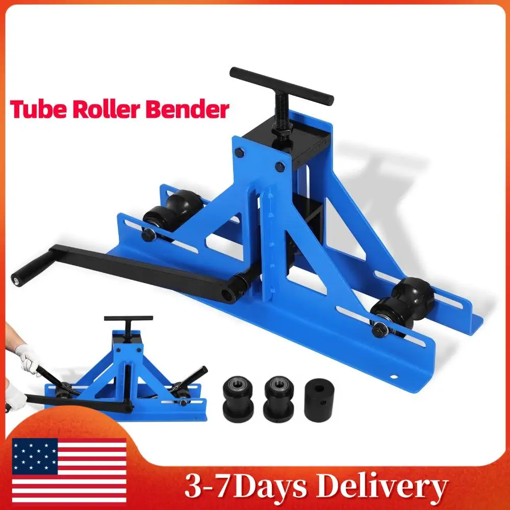 

Manual Tube Roller Bender for Square/Round Pipes Bender Machine Heavy Duty Metal Tube Bending for Mild Steel/Copper/Aluminum
