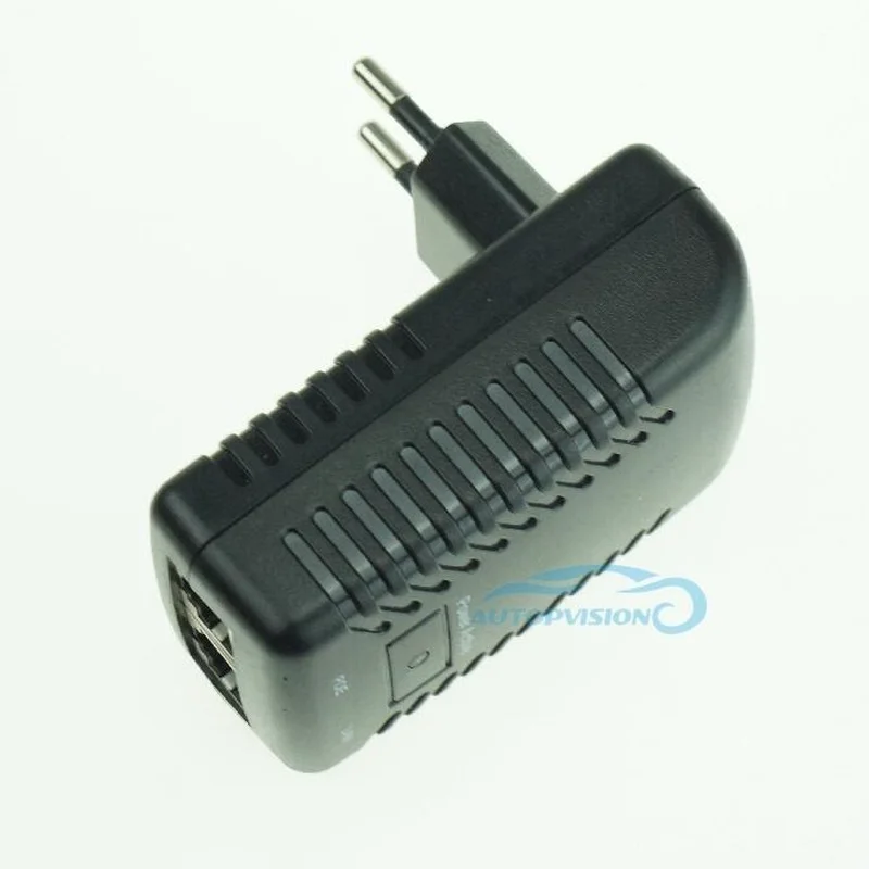 New Active Power Adapter POE Injector PSE Output DC24V 1A Power over Ethernet EU plug Free Shipping