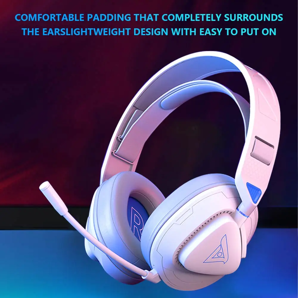 TAIDU THS318 Gaming Headset - Wireless High Quality Quad Mode Bluetooth 2.4G USB-C Wired 50mm Stereo Dual Mics for Esports