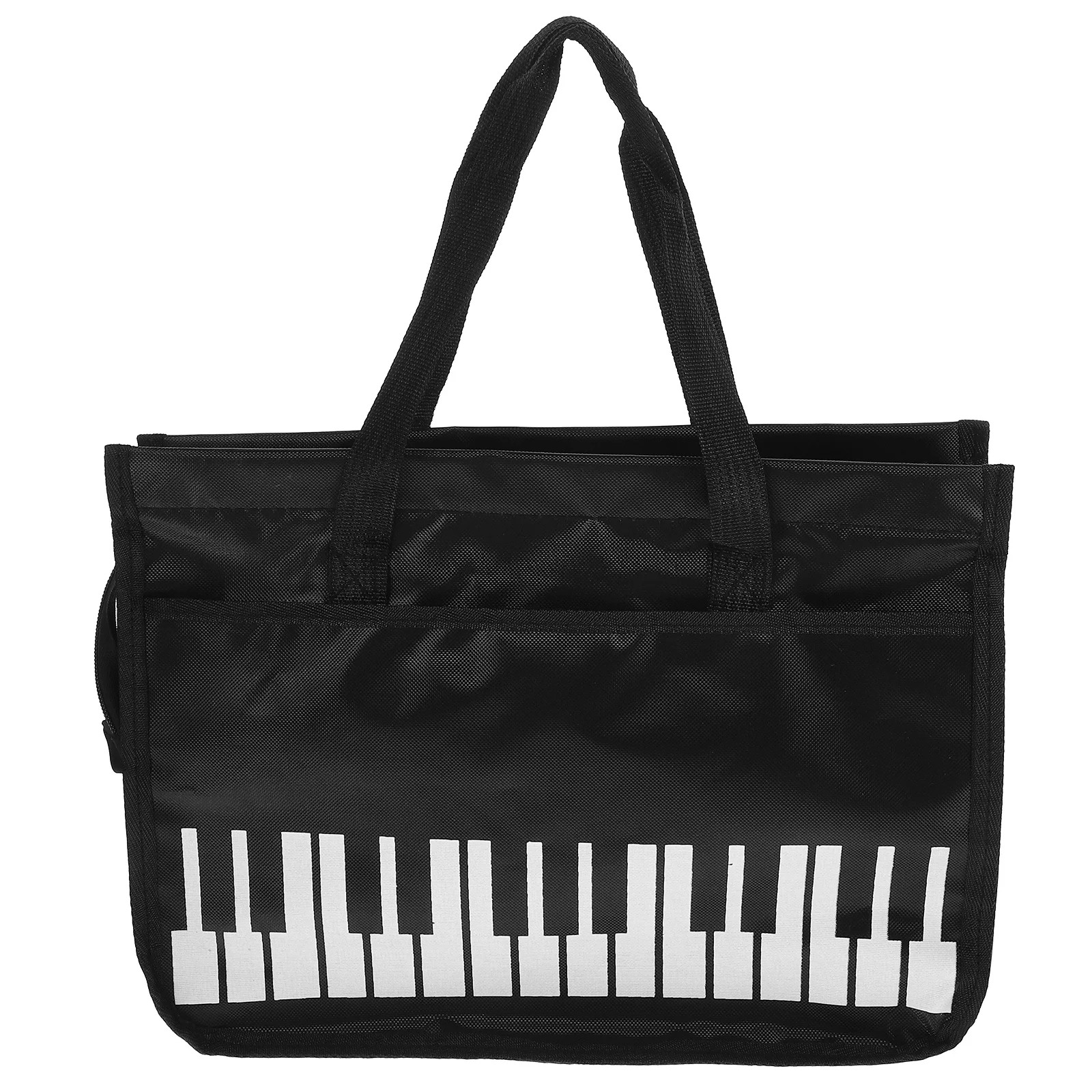 

Music Sheet Bag A4 Size Lightweight Durable Splashproof Zipper Closure Storage Pouch for Music Scores Violin Lessons